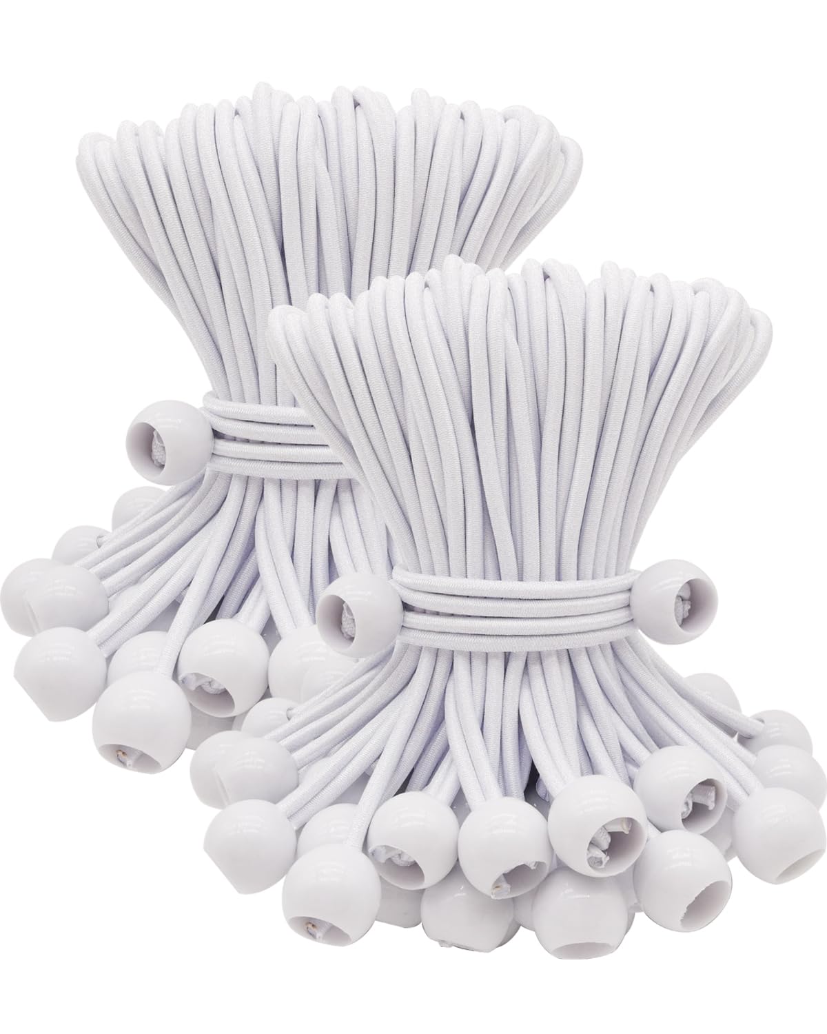 ABINLIN ball bungee cords 6-inch set for tarps and gear.
