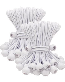ABINLIN ball bungee cords 6-inch set for tarps and gear.