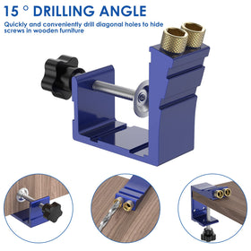 Abizarch drill sleeves enabling accurate angled drilling.