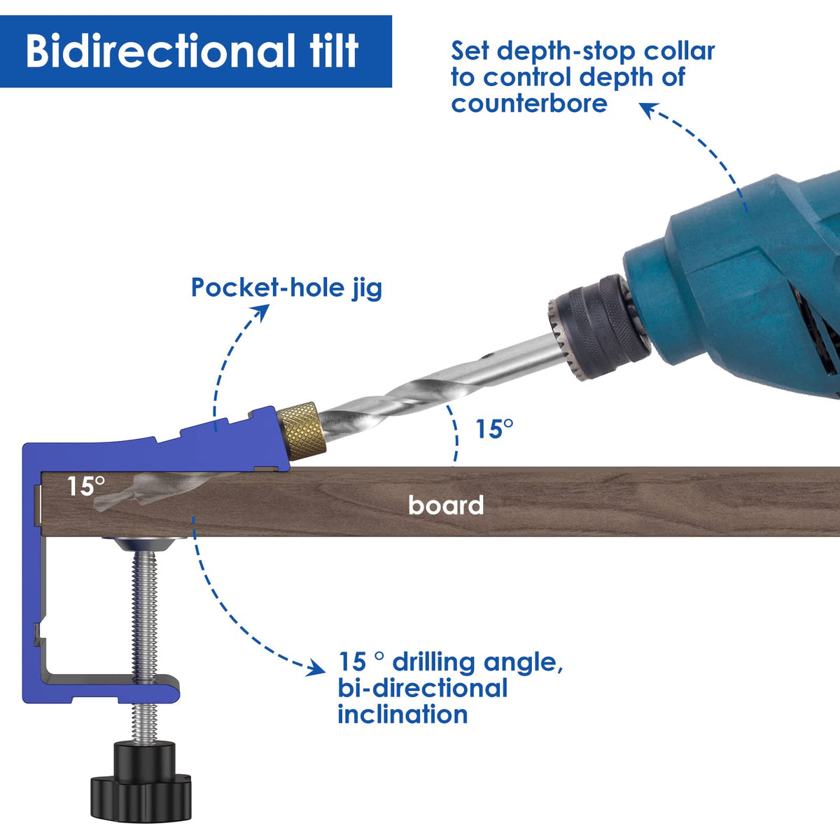 Abizarch hex wrench for quick adjustments and setup.