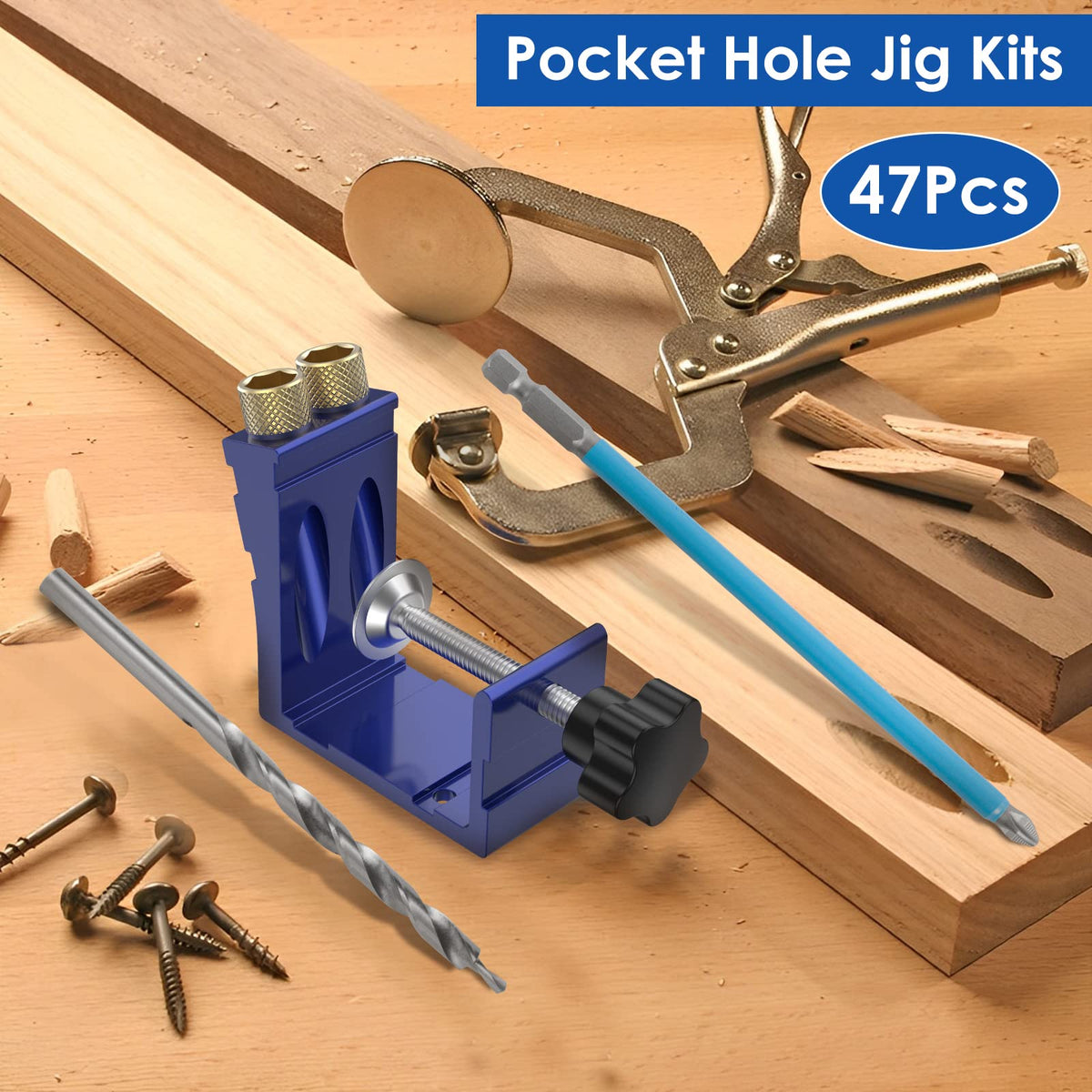 Abizarch screws pack of 20 for sturdy pocket hole assemblies.