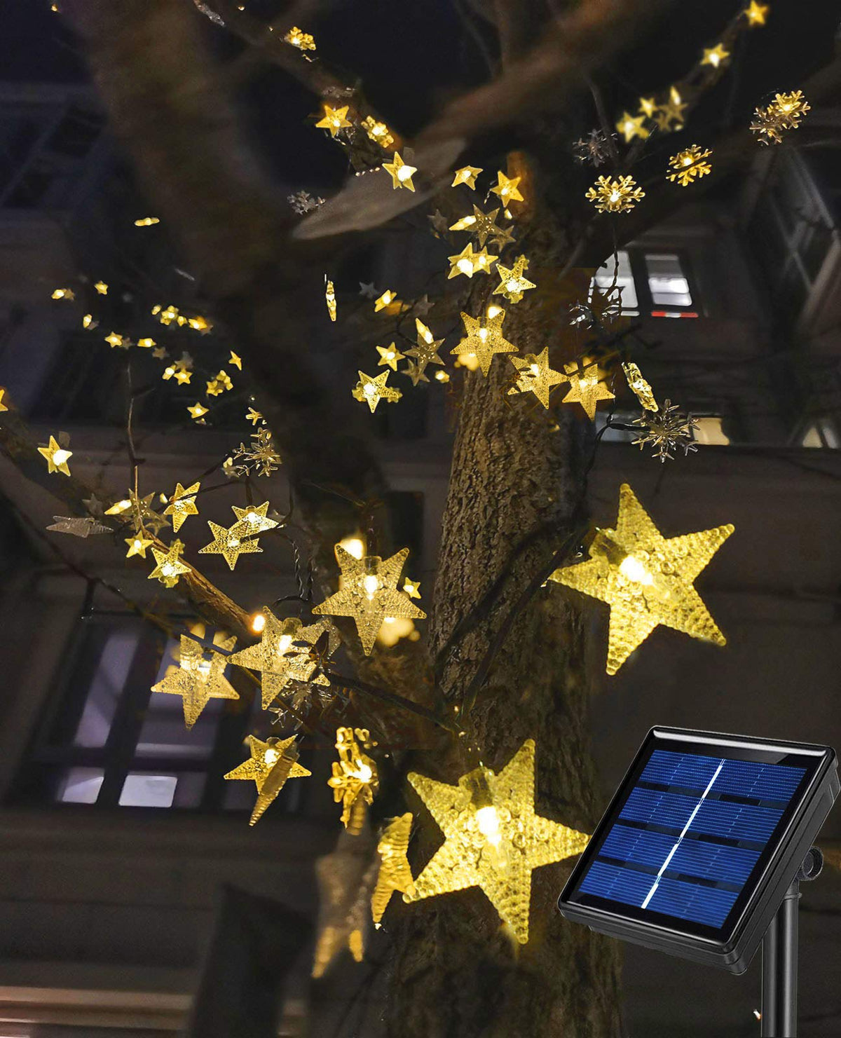 Abkshine IP65 waterproof star lights suitable for outdoor use.