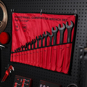 ABN roll-up pouch keeps wrenches organized and portable.