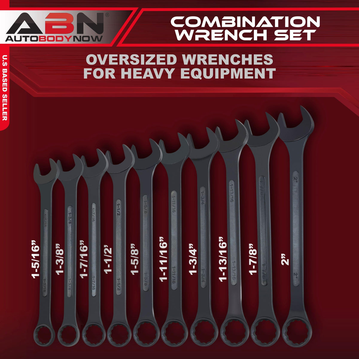 ABN jumbo wrenches in drop-forged steel for lasting durability.