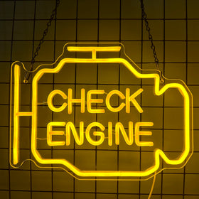 Abooly Man Cave Garage Wall Art brings automotive humor to the space.