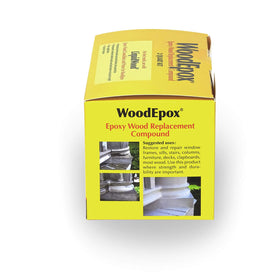 Abatron WoodEpox Kit 2Qt exterior repairs bond to substrate and resist weathering.