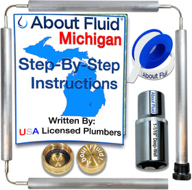 About Fluid Rotten Egg Fix kit box open showing odor-control components