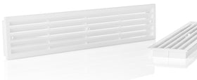 ABOUT VENT bathroom door vent cover white adds ventilation