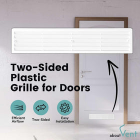 ABOUT VENT door vent cover side thickness white for discreet installation