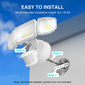 Abovizo ideal for garage, porch, and driveway lighting