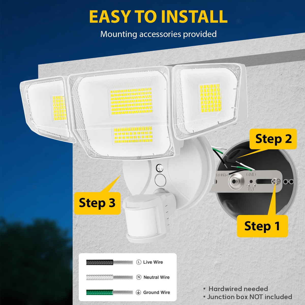 Abovizo aluminum heat dissipating base for long life and reliable performance