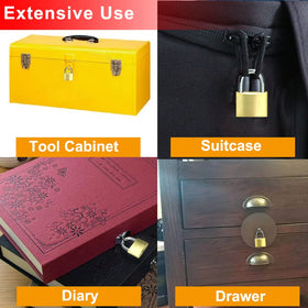 Abra Fox compact padlocks ideal for diaries and lockers.
