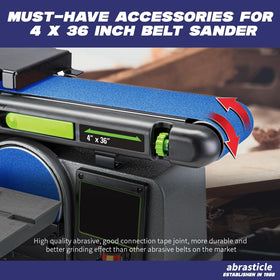 Abrasticle assorted grit pack for metal prep and wood shaping