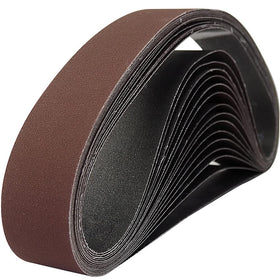 abrasticle sanding belts resin additive helps resist loading for longer belt life.