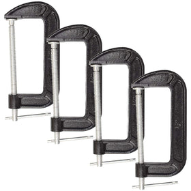 ABuff 4-piece 6-inch clamp set on workbench ready for assembly tasks
