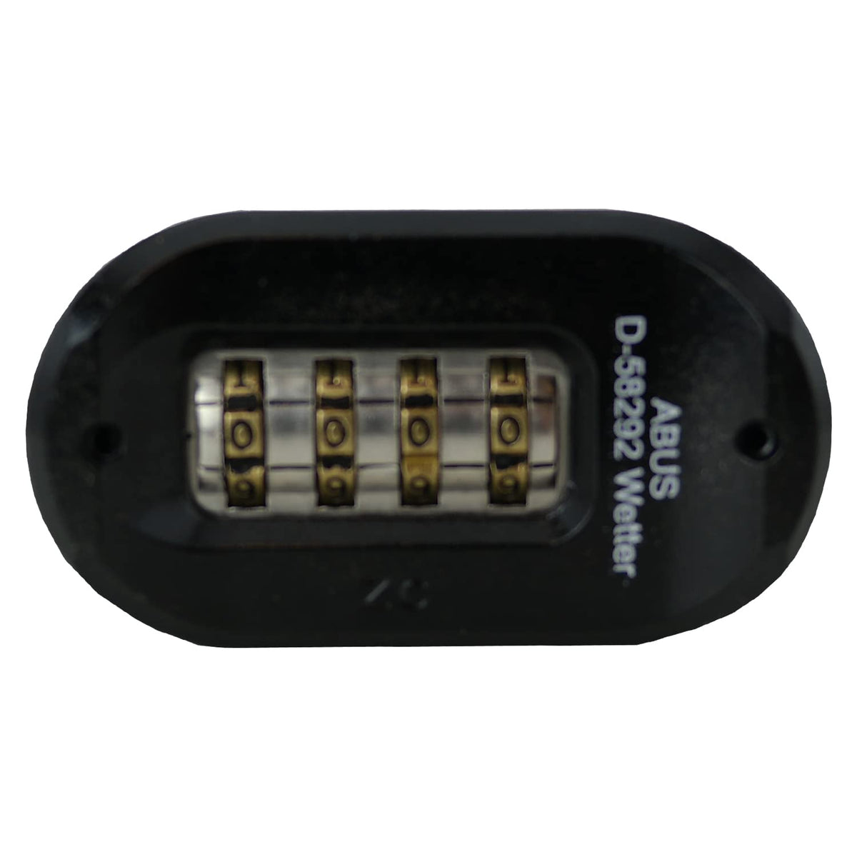 ABUS 190CS/60 security padlock ready for storage and transport.