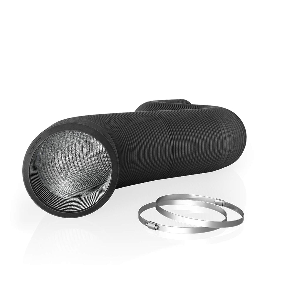 AC Infinity 12in aluminum ducting with heavy-duty protection for durable ventilation.