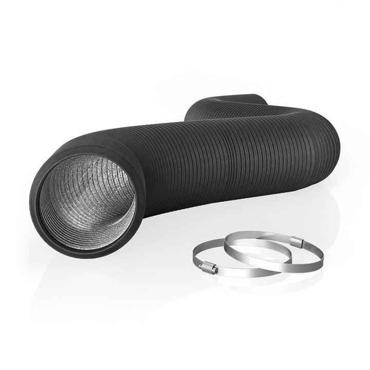 AC Infinity 4in aluminum ducting fully extended for long ventilation runs