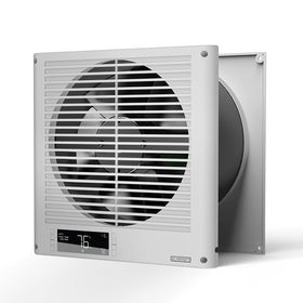 AC Infinity 8-inch room-to-room fan flush-mounted for balanced airflow and quiet operation.