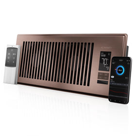 AC Infinity Airtap T4 Bronze front view showing compact booster for 4x12 vents.