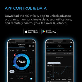 AC Infinity AIRTITAN T8 temperature control interface for precise space conditioning
