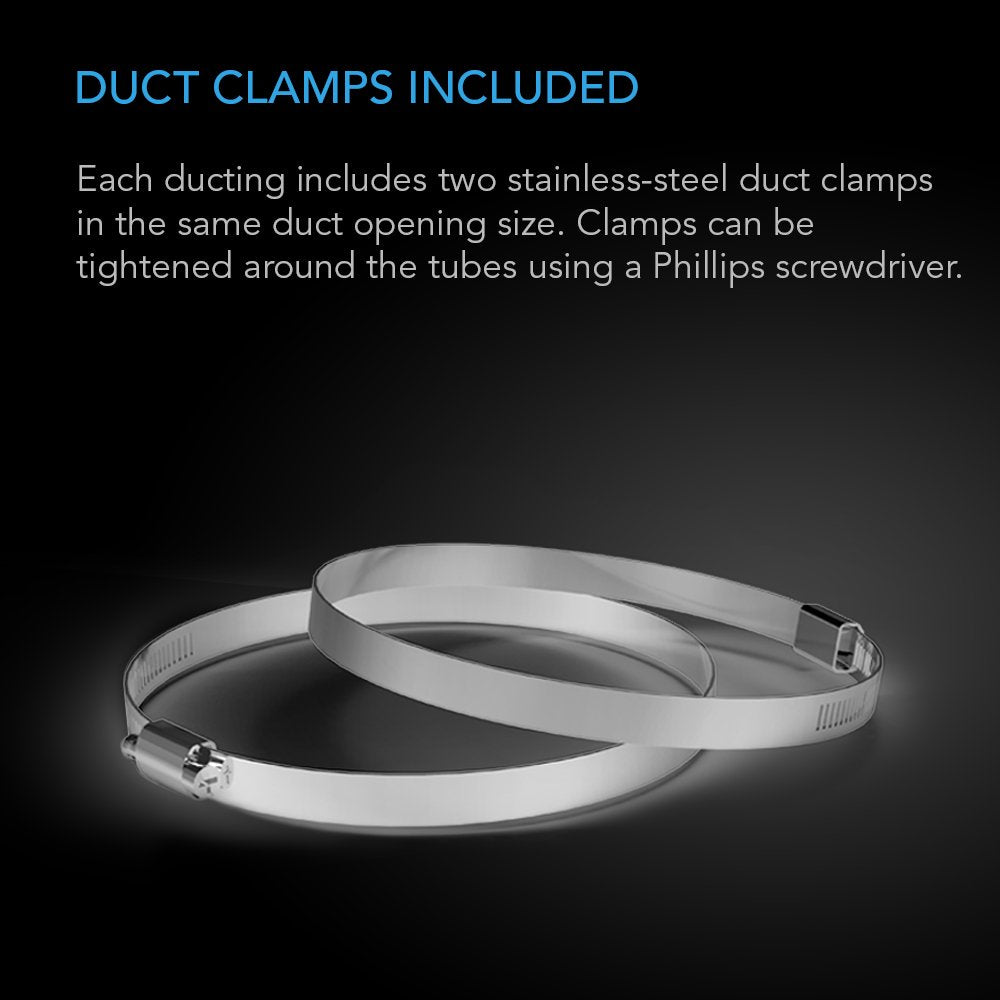 AC Infinity aluminum-thermoplastic construction enables adaptable length for various runs.