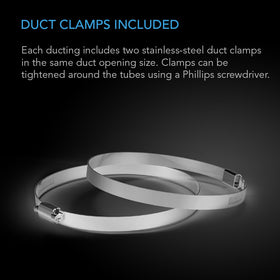 AC Infinity 25-foot ducting provides long reach for versatile routing.