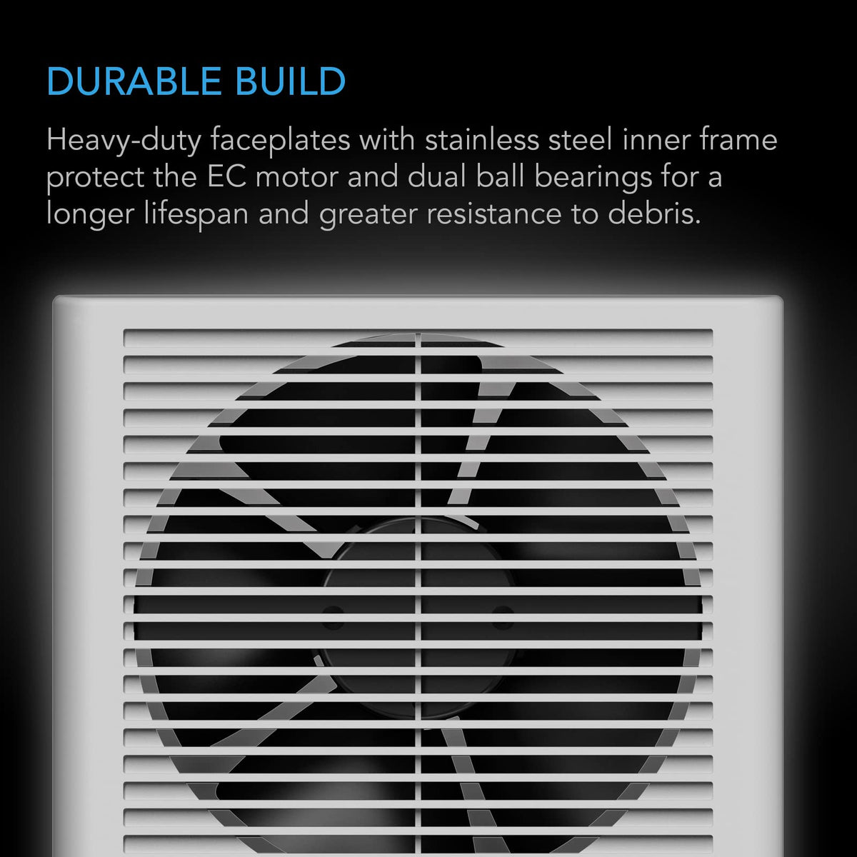 AC Infinity compact 8-inch fan fits tight spaces while moving substantial air.