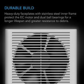 AC Infinity compact 8-inch fan fits tight spaces while moving substantial air.