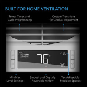AC Infinity digital controller with 10 speeds for precise room comfort.
