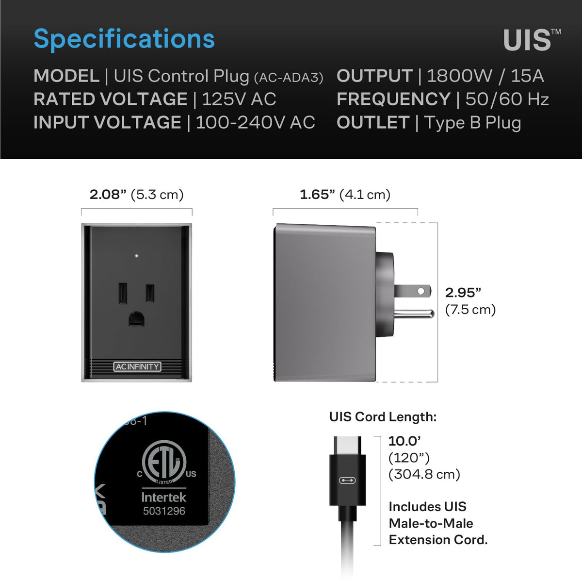 UIS control plug with Controller 69 Pro for energy-efficient automation