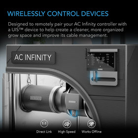AC Infinity UIS wireless receiver enabling 1-to-1 pairing with UIS devices for reliable control.