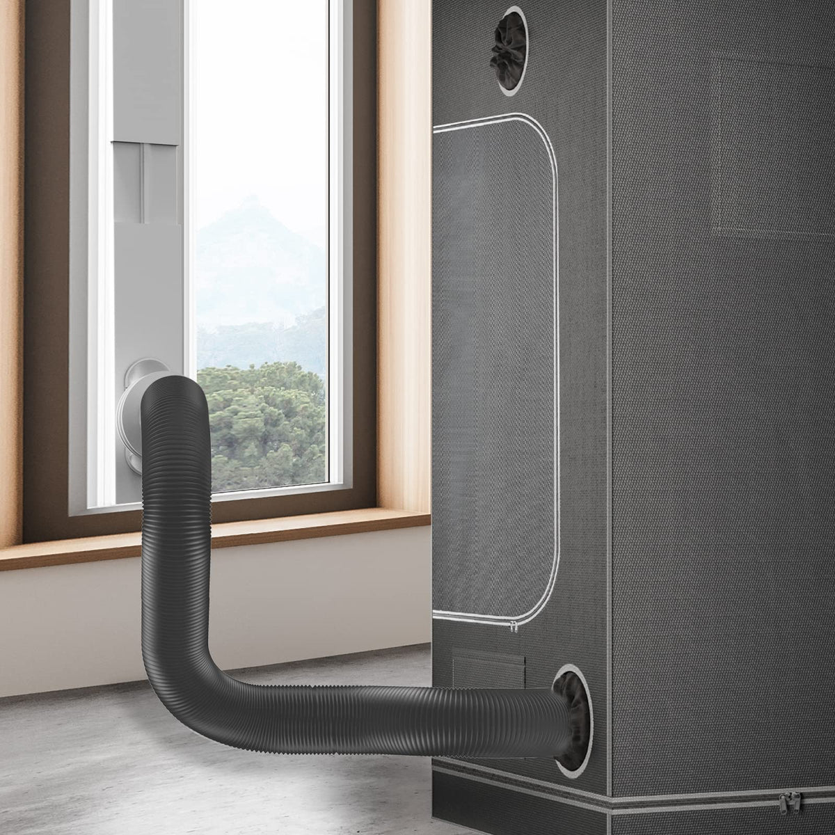 AC Infinity installation friendly design aids quick setup in windows or doors.