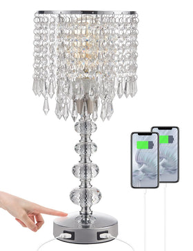 Acaxin crystal table lamp makes a stylish gift for any room.