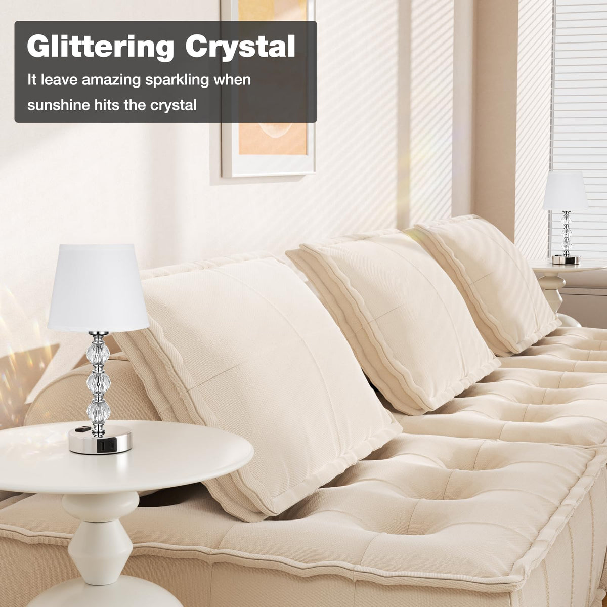 UL-certified components ensure safe and reliable bedside lighting.
