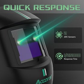 Accoral helmet solar-plus lithium battery extends usage between charges.