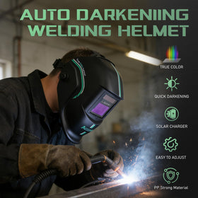 Accoral helmet true-color clarity delivers lifelike weld visualization.