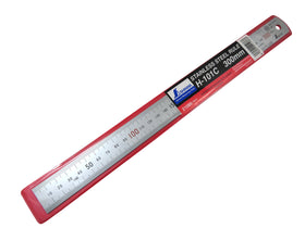Accpo Shinwa H101-C hardened stainless steel 300mm ruler stands up to daily use.