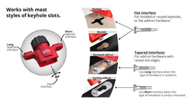 Accu Mount Tools long-lasting ink offers over 1000 marks on various surfaces.