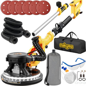 ACCUCRAFT drywall sander with dust-free system for a cleaner worksite