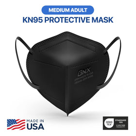 AccuMed BNX KN95 mask features breathable filtration for everyday wear.