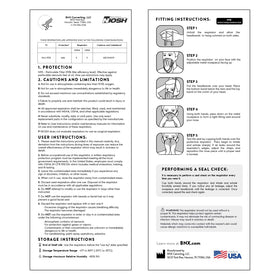 AccuMed BNX N95 mask black manufactured in the USA.