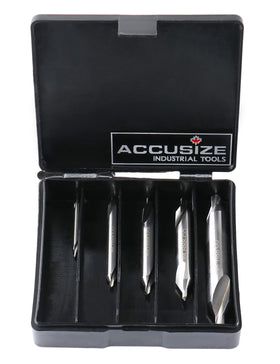 Accusize M42 HSS cobalt center drill for high wear resistance during tough drilling