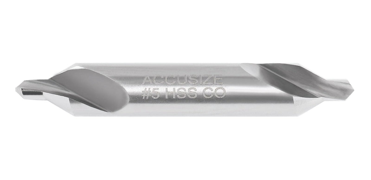 Accusize center drill set offers precise center holes with a solid-ground design