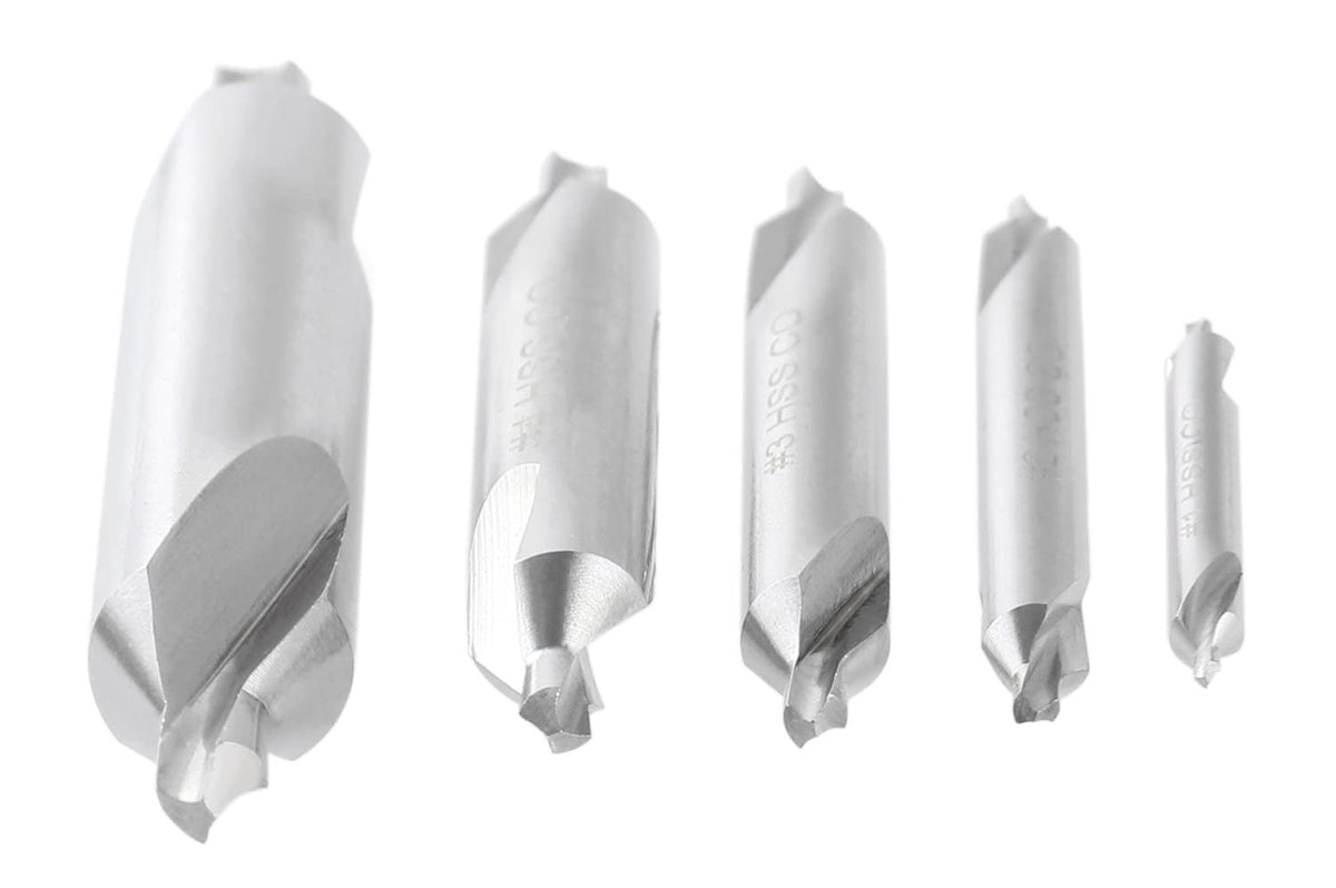 Accusize five-piece kit with a clear plastic case keeps tools organized