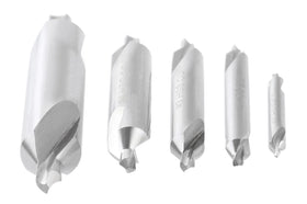 Accusize five-piece kit with a clear plastic case keeps tools organized