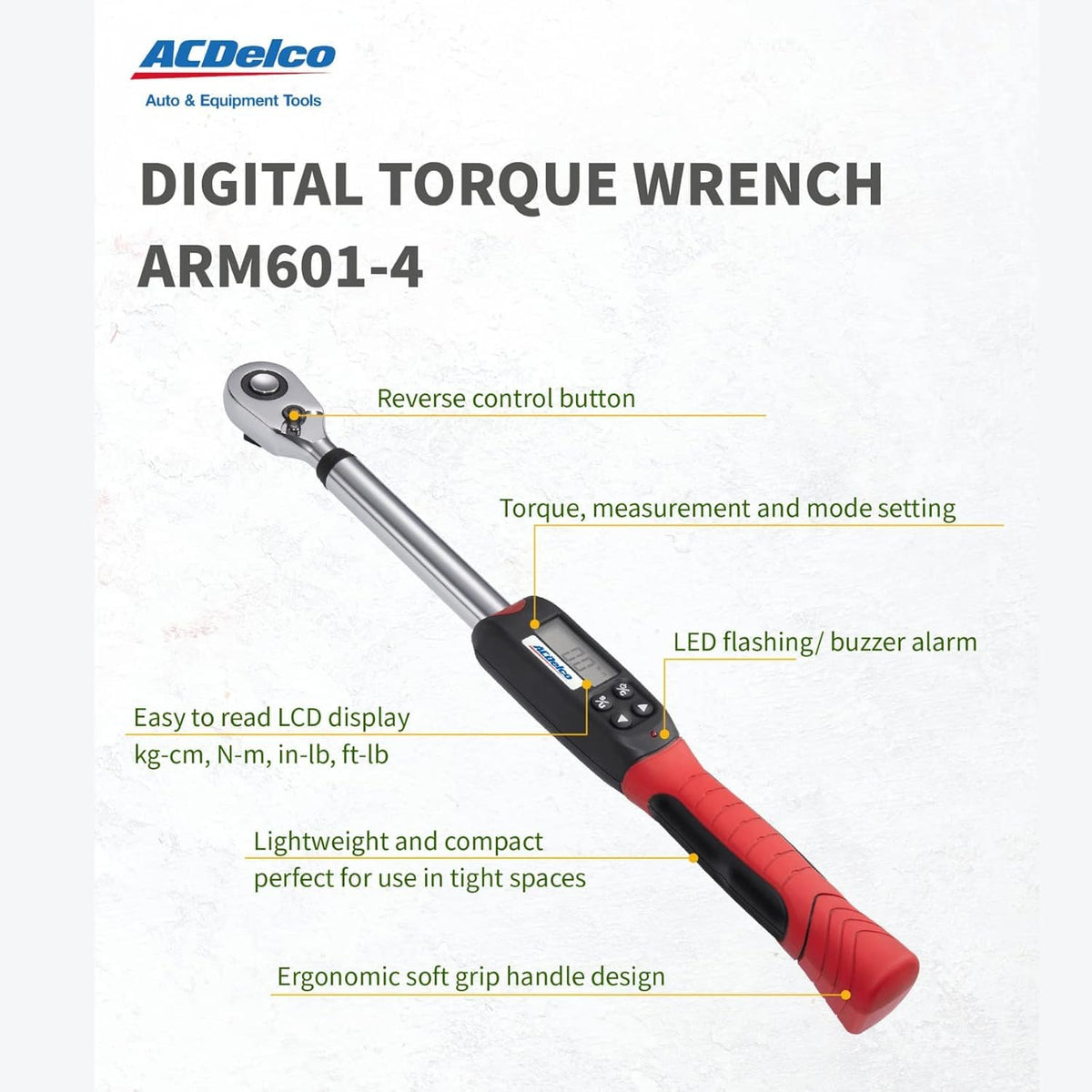 ACDelco ARM601 dual wrench kit with hard shell cases for organized storage