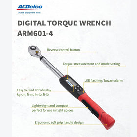 ACDelco ARM601 dual wrench kit with hard shell cases for organized storage