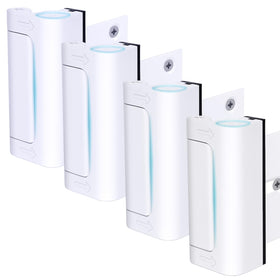 AceMining 4Pack door reinforcement lock strengthens entry with 800 lbs resistance.