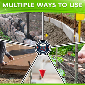 ACE Supply fluorescent garden twine improves visibility for marking